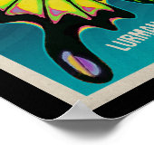Vintag Look Psychedelic Butterfly TMH Konzert Poster (Ecke)