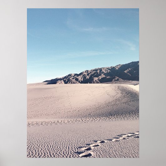 Vintag Look Toath Valley Sand Dunes Poster (Vorne)