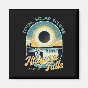 Vintag Look Total Solar Eclipse Niagara Falls Magnet