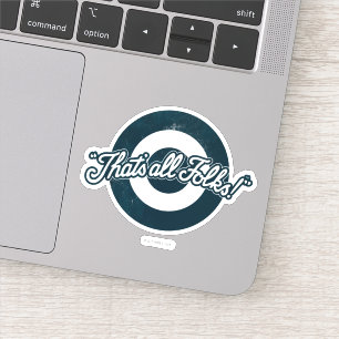 Vintag LOONEY TUNES™ "DAS SIND ALLE FOLKS!™" Aufkleber