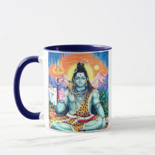 Vintag Lord Shiva - Samadhi Trishula Design Tasse