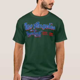 Vintag Los Angeles Baseball Est 1883 Baseball Lov T-Shirt