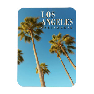 Vintag Los Angeles, California Palm Tree Travel Magnet