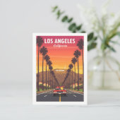 Vintag Los Angeles Kalifornien Postkarte (Stehend Vorderseite)