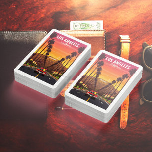 Vintag Los Angeles Kalifornien Spielkarten