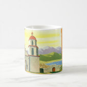 Vintag Los Angeles, Mission Kaliforniens mit Palm Kaffeetasse (Mittel)