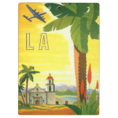 Vintag Los Angeles, Mission Kaliforniens mit Palm Klemmbrett (Rückseite)