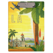 Vintag Los Angeles, Mission Kaliforniens mit Palm Klemmbrett (Vorderseite)