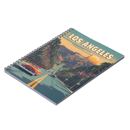 Vintag Los Angeles Notizblock (Linke Seite)