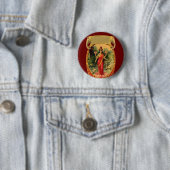 Vintag Lotus Blume Hindu Goddess Lakshmi Button (Beispiel)