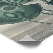 Vintag Lotus Poster (Ecke)