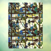 Vintag Louis Comfort Tiffany Grapevine Fensteraufkleber (Blatt 3)