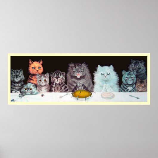 Vintag Louis Wain Cats Supertime Poster (Vorne)