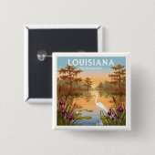Vintag Louisiana Button (Vorne & Hinten)