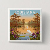 Vintag Louisiana Button (Vorderseite)