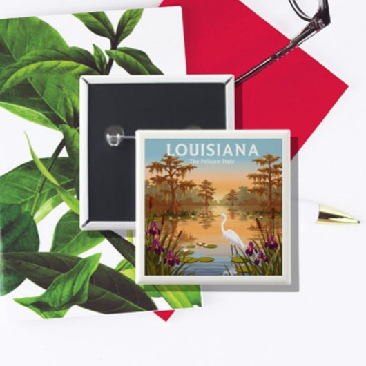 Vintag Louisiana Button