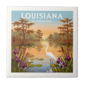 Vintag Louisiana Fliese (Vorderseite)