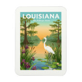 Vintag Louisiana Magnet (Vertikal)