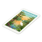 Vintag Louisiana Magnet (Linke Seite)