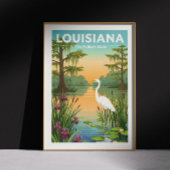 Vintag Louisiana Poster