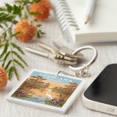 Vintag Louisiana Schlüsselanhänger (Vorderseite rechts)