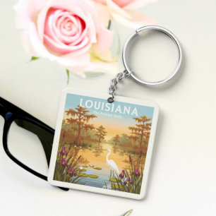 Vintag Louisiana Schlüsselanhänger