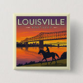Vintag Louisville Kentucky Button (Vorderseite)