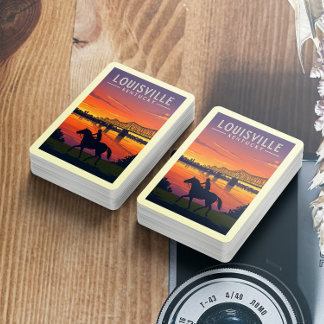 Vintag Louisville Kentucky Spielkarten