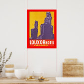 Vintag Louxour Hotel Ägypten Poster (Küche)