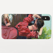 Vintag Lover's Kiss Apple iPhone XS Max Case (Rückseite (Horizontal))
