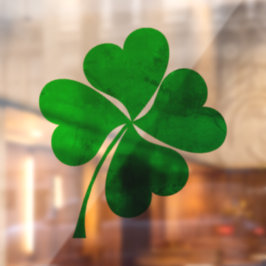 Vintag Lucky 4 Blätter Herz Clover Kleeblatt Fensteraufkleber