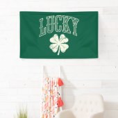 Vintag Lucky Clover St Patrick's Day Banner (Insitu)