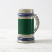 Vintag Lucky Clover St Patrick's Day Bierglas (VorderseiteRechts)
