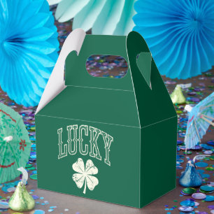 Vintag Lucky Clover St Patrick's Day Geschenkschachtel