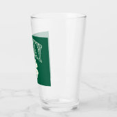 Vintag Lucky Clover St Patrick's Day Glas (Links)