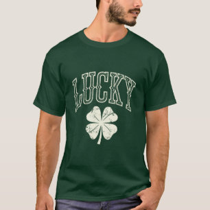 Vintag Lucky Clover St Patrick's Day T-Shirt