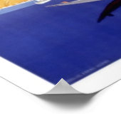 Vintag Lugano, Schweiz Reisen Poster (Ecke)