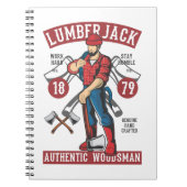 Vintag Lumberjack Notizblock (Vorderseite)