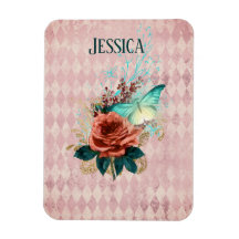 Vintag Luna Moth Bouquet Personalisiert