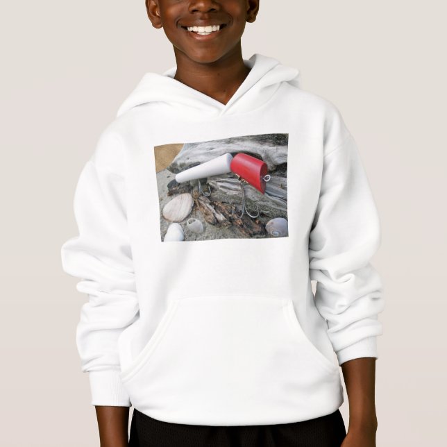 Vintag Lure Fishmaster Jerry's Jointed Items Hoodie (Vorderseite)