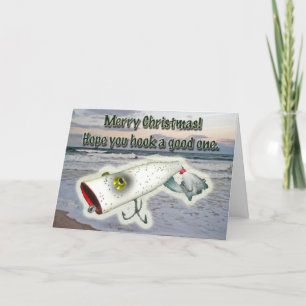 Vintag Lure Frohe Weihnachtskarte Feiertagskarte