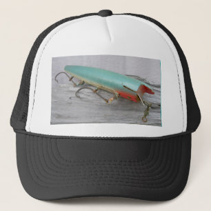 Vintag Lure Series Aqua Hat Truckerkappe