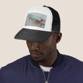 Vintag Lure Series Aqua Hat Truckerkappe (Beispiel)