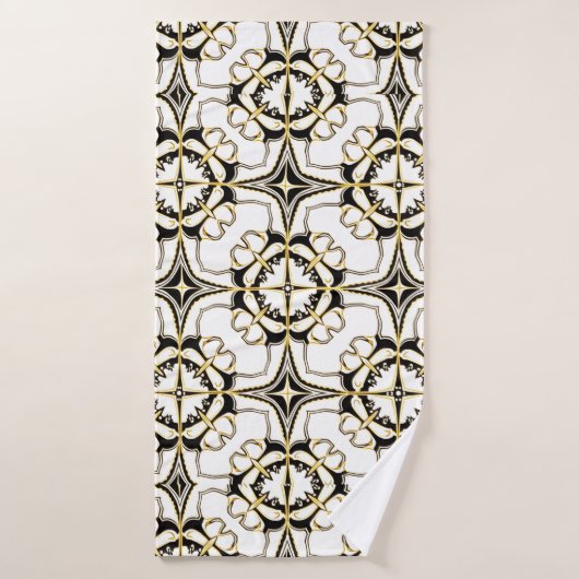 Vintag Luxe Tile Badhandtuch Set (Badehandtuch)