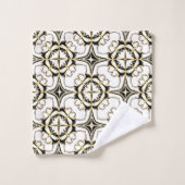 Vintag Luxe Tile Badhandtuch Set (Waschlappen)