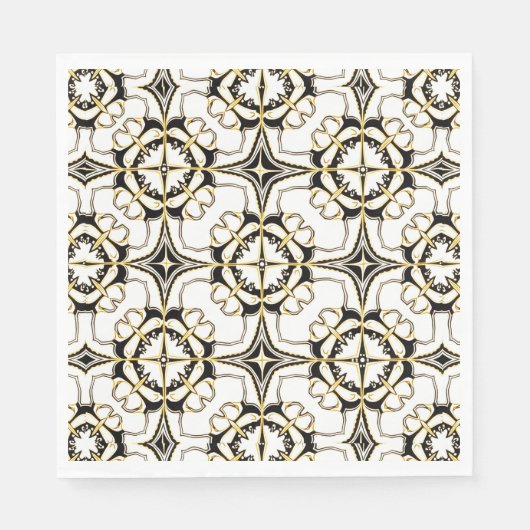 Vintag Luxe Tile Serviette (Vorderseite)