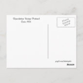 Vintag Mackinac Island Michigan Postkarte (Rückseite)