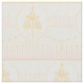 Vintag Mackintosh Inspiriert Rose Frieze Pattern Stoff (Nahaufnahme)