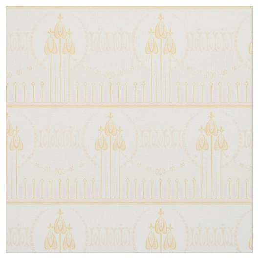 Vintag Mackintosh Inspiriert Rose Frieze Pattern Stoff (Muster)