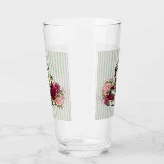 Vintag Mad Hatter Glas (Rechts)